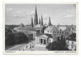 Cpsm: ALLEMAGNE - GERMANY - OLDENBURG - Lambertikirche, Landessparkasse  N° 1/9016 - Oldenburg