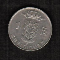 BELGIUM  1 FRANC (FRENCH) 1972 (KM # 142.1) - 1 Franc