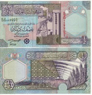 LIBYA  1/2 Dinar   P63    ND  2002   UNC - Libye