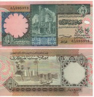 LIBYA  1/4 Dinar   P57b    ND  1991   Signature 4    UNC - Libye