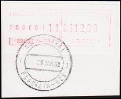 1982. BRASIL CORREIO Cr. $ 12.00 BRASILIA 08 JAN 82 (Michel: ) - JF192609 - Affrancature Meccaniche/Frama