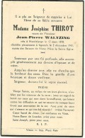 Messancy Hondelange Josephine Thiriot Veuve De Jean Pierre Waltzing Hondelange 1943 Signeulx 1943 - Messancy