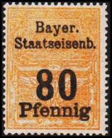 Bayer. Staatseisenb. 80 Pfennig.  (Michel: ) - JF192660 - Autres & Non Classés