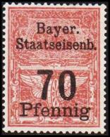 Bayer. Staatseisenb. 70 Pfennig.  (Michel: ) - JF192659 - Autres & Non Classés