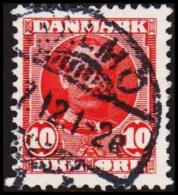 1907. King Frederik VIII. 10 Øre Red MALMÖ .7.12. (Michel: 54) - JF192699 - Unused Stamps