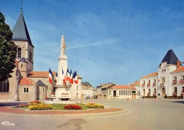 VILLARDS-LES-DOMBES    PLACE DE L'HOTEL-DE-VILLE    DEPT 01 AIN - Villars-les-Dombes