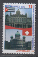 2012.23 CUBA 2012 MNH FRIENDSHIP SWITZERLAND. AMISTAD SUIZA. PRESIDENTIAL PALACE - Ongebruikt