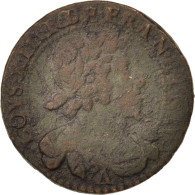 Monnaie, France, Louis XIII, Double Tournois, Buste Laurée Et Drapé, Double - 1610-1643 Lodewijk XIII Van Frankrijk De Rechtvaardige