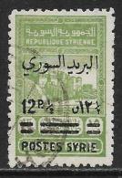 Syrie Oblitérér, Surchager, No: 288, Y Et T, USED, SURCHARGED - Oblitérés