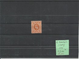 GRAN BRETAÑA  YVERT 122  MH  * - Unused Stamps