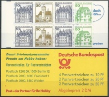 DEUTSCHLAND 1981 Mi-Nr. MH 22 S Markenheft/booklet ** MNH - 1971-2000