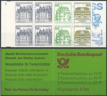 DEUTSCHLAND 1982 Mi-Nr. MH 24 B Markenheft/booklet ** MNH - 1971-2000