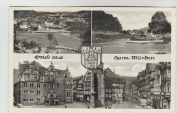 CPSM (+1) HANN. MUNDEN (Allemagne-Basse Saxe) - Gruss Aus....4 Vues - Hannoversch Münden