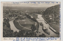 2 CPSM HANN. MUNDEN (Allemagne-Basse Saxe) - Vue Générale, Neue Wallenlage - Hannoversch Muenden