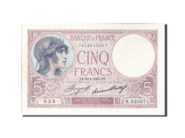 Billet, France, 5 Francs, 5 F 1917-1940 ''Violet'', 1933, 1933-01-26, SPL - 5 F 1917-1940 ''Violet''