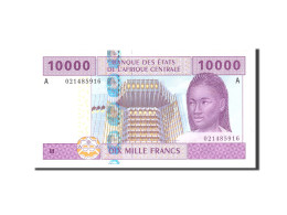 Billet, États De L'Afrique Centrale, 10,000 Francs, 2002, Undated, KM:205Eh - West-Afrikaanse Staten