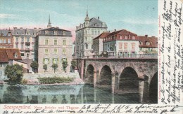 Delcampe - SARREGUEMINES (Moselle) - Neue Brücke Und Theater - Sarreguemines