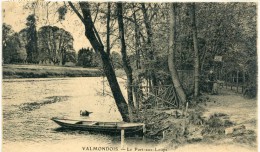 CPA 95 VALMONDOIS LE PORT AUX LOUPS 1924 - Valmondois