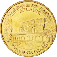 France, Jeton, Tourist Token, 11/ Abbaye De Saint-Hilaire, 2007, Monnaie De - Autres & Non Classés