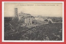 66 - Le Château ROUSSILLON , Vue D'ensemble - Roussillon