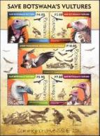 Botswana 2015 Birds- Save Vultures Ss Mint - Botswana (1966-...)