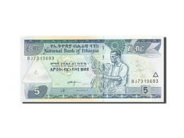 Billet, Éthiopie, 5 Birr, 1989, 2013, SPL - Ethiopie