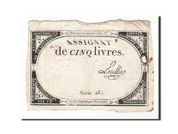 Billet, France, 5 Livres, 1793, 1793-10-31, Lhuillier, TB, KM:A76, Lafaurie:171 - Assignats