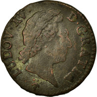 Monnaie, France, Louis XV, Demi Sol à La Vieille Tête, 1/2 Sol, 1771, Reims - 1715-1774 Ludwig XV. Der Vielgeliebte