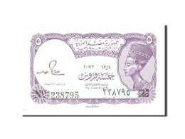 Billet, Égypte, 5 Piastres, Undated, Undated, KM:182j, NEUF - Egipto