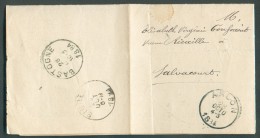 Lettre Imprimée En Franchise D´ARLON LE 28 OCTOBRE 1884 VERS Salvacourt (près De Bastogne) Via Sibret.  - 10898 - Zonder Portkosten