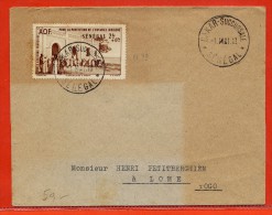 SENEGAL LETTRE DE 1943 DE DAKAR POUR LOME TOGO - Storia Postale