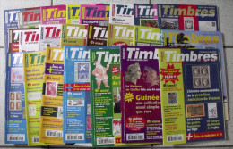 Lot De 23 Revues "Timbres Magazine" 2007-2009. - French (from 1941)