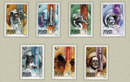 HUNGARY 1982 SPACE Astronauts SHIPS - Fine Set MNH - Ungebraucht