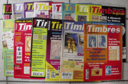 Lot De 14 Revues "Timbres Magazine" 2003-2010. - French (from 1941)