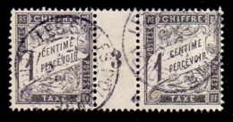 FRANCE TAXE N° 10 MILlESIME 3 DE 1903 OBL - Millesimi