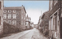 CARTE POSTALE ORIGINALE ANCIENNE COULEUR : LOUDES  BORUE  LA RUE DE LACHENEAU  HAUTE LOIRE (43) - Loudes