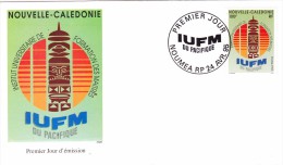 NOUVELLE CALEDONIE 1995 @ Enveloppe Premier Jour FDC IUFM Université école MAITRES N° 683 - FDC