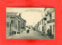 LA MONTAGNE    1910   GRAND RUE  DEVANTURE COMMERCE CAFE DE LA MAIRIE    CIRC OUI EDIT - La Montagne