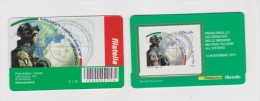 2011 - ITALIA -  TESSERA FILATELICA  MISSIONI MILITARI ITALIANE ALL´ ESTERO - Cartes Philatéliques