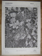 GRAND PHOTO VUE AERIENNE  66 Cm X 48 Cm De 1979 CHARLEROI GOSSELIES - Cartes Topographiques