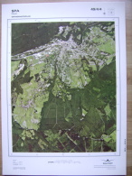 GRAND PHOTO VUE AERIENNE  66 Cm X 48 Cm De 1985 SPA - Cartes Topographiques