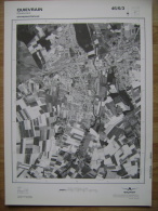 GRAND PHOTO VUE AERIENNE  66 Cm X 48 Cm De 1979 QUIVRAIN - Cartes Topographiques