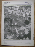 GRAND PHOTO VUE AERIENNE  66 Cm X 48 Cm De 1985 WALCOURT CHASTRES - Cartes Topographiques