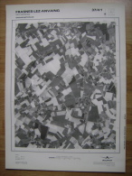 GRAND PHOTO VUE AERIENNE  66 Cm X 48 Cm De 1979 FRASNES LEZ ANVAIGN ARC AINIERES - Cartes Topographiques