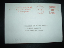 LETTRE EMA P 7299 à 080 Du 15 1 76 PARIS 45 + JEUNESSE AU PLEIN AIR Achetez Les Timbres Et Le Vignettes - Lettres & Documents