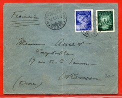 VATICAN LETTRE DE 1943 POUR ALENCON FRANCE - Cartas & Documentos