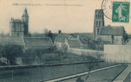 BRIIS SUR FORGES - Vue D'ensemble De L'Eglise Et Du Donjon - Briis-sous-Forges