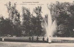 LUNEVILLE (Meurthe Et Moselle) - Les Bosquets - Le Jet D'eau - Animée - Luneville