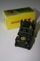 Dinky Toys, N° 828-F: JEEP WITH SS10 MISSILES Made In England, 1964-71, Meccano LTD & Repro Box - Dinky