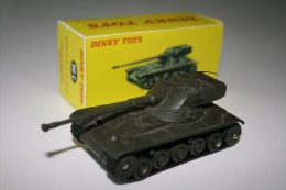 Dinky Toys, N° 817-F: AMX 15T Tank, Made In England, 1959-70, Meccano LTD & Repro Box - Dinky